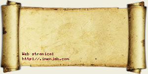 Jovana Nešković vizit kartica